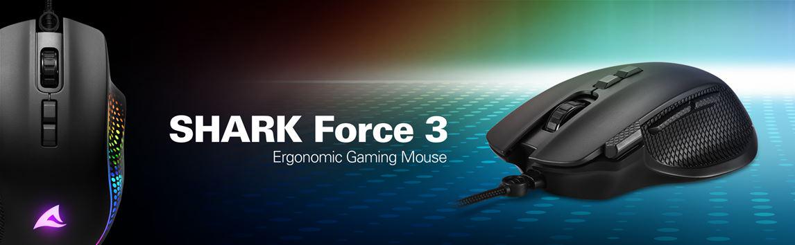配备英斯特 A825 传感器，Sharkoon 推出 SHARK Force 3 游戏鼠标 第1张
