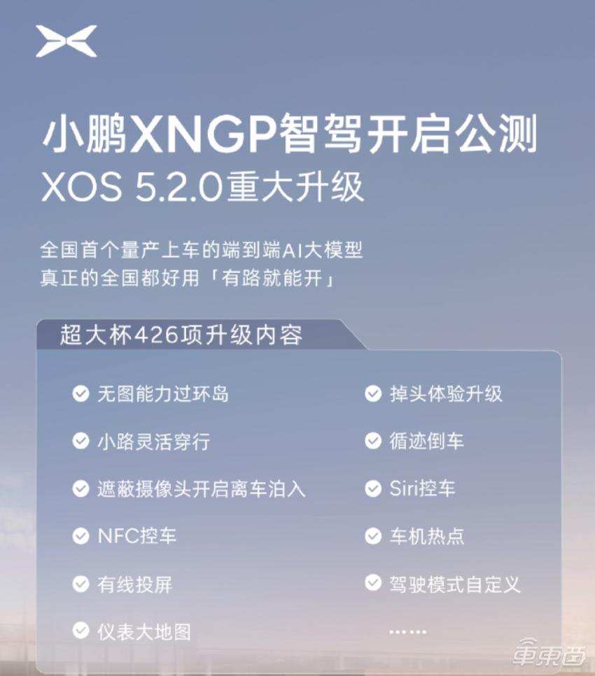 小鹏XNGP全国可用！端到端大模型上车，426项提升 第2张